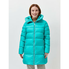 Пальто JUST CLOTHES, размер 48, бирюзовый