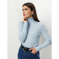 Водолазка JUST CLOTHES, размер 44, , голубой