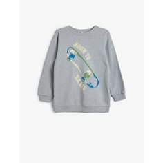 Свитшот KOTON, размер 6-7 лет, серый