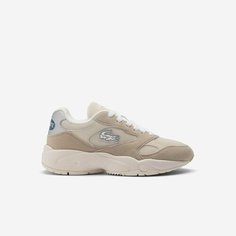 Кроссовки LACOSTE, размер T25, бежевый