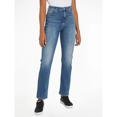 Джинсы зауженные Tommy Jeans, размер 26/30, синий