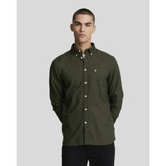 Рубашка Lyle & Scott Plain Oxford Shirt, размер XL, Olive