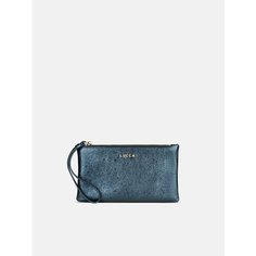 Сумка клатч LUCCA, фактура зернистая, blue
