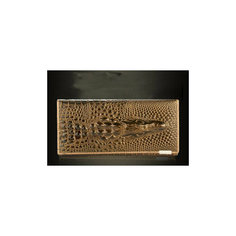 Кошелек , фактура под рептилию, золотой Ancient Rare