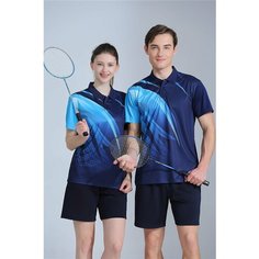 Футболка спортивная, размер 2XL, королевский синий Нет бренда