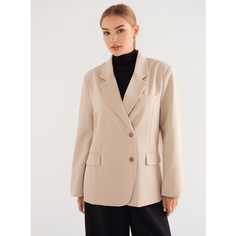 Пиджак Vittoria Vicci, размер ONE SIZE, серо-бежевый