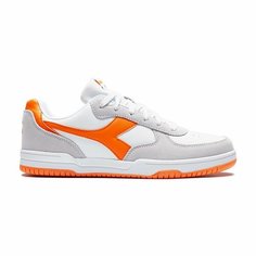 Кроссовки Diadora Raptor, размер T40, белый/оранжевый