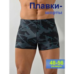 Шорты для плавания Империя белья Плавательные шорты PW SOLID BOARDSHORT, размер 50, серый/черный