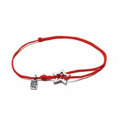 Браслет Amorem, серебро, 925 проба, красный