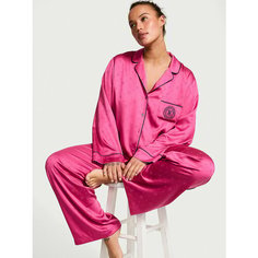 Пижама Victorias Secret, размер M Regular, ярко-розовый