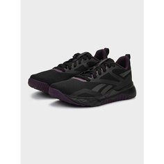 Кроссовки Reebok Осень-зима 2024, размер 38.5, черный/фиолетовый
