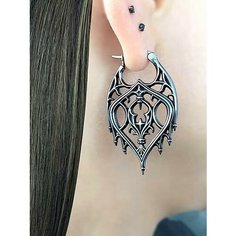 Серьги конго Starfallshop, славянский оберег, размер 41 мм, серебряный
