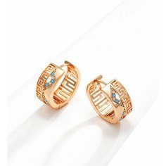 Серьги конго XUPING JEWELRY, голубой