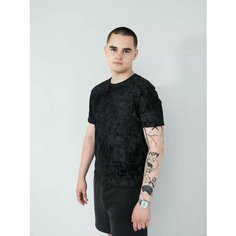 Футболка YAFETEX средняя, 1 шт., размер 46, чёрный