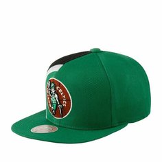Бейсболка Mitchell & Ness для мужчин и женщин, размер 0, зелeный