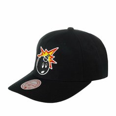 Бейсболка Mitchell & Ness для мужчин и женщин, размер 0, черный