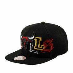 Бейсболка Mitchell & Ness для мужчин и женщин, размер 0, черный