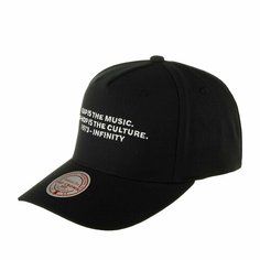Бейсболка Mitchell & Ness для мужчин и женщин, размер 0, черный