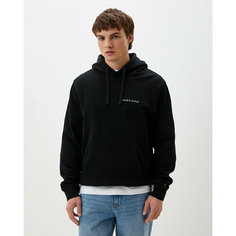 Худи Lyle & Scott Embroidered Hoodie, размер M, , черный, белый