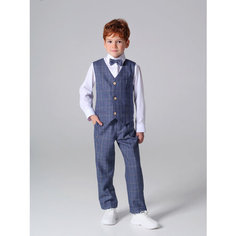 Костюм классический NINO kids, размер 92, серо-голубой