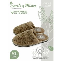 Тапочки Smile of Mister Кэжуал, размер 40/41, бежевый