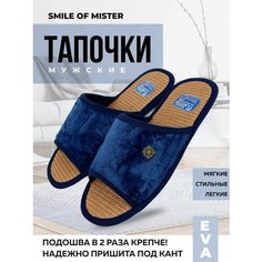 Тапочки Smile of Mister, размер 44/45, синий