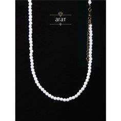 Чокер BL Jewelry, агат, длина 35 см, белый, золотой