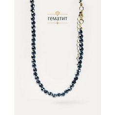 Чокер BL Jewelry, гематит, длина 40 см, золотой, серебряный