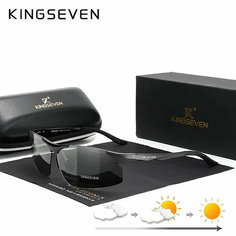 Солнцезащитные очки KINGSEVEN, черные