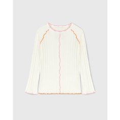 Лонгслив Gloria Jeans, размер 12-24мес/86-92, молочный