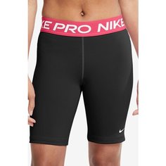 Шорты NIKE Pro 365, размер XS, черный/розовый