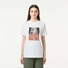 Футболка LACOSTE, размер T34, белый