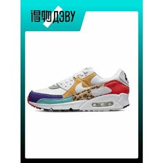 Кроссовки NIKE Air Max 90, размер EU 36 стопа (22.5CM), white/green/purple
