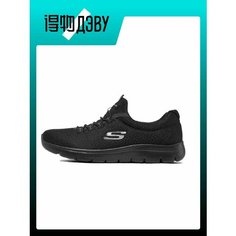 Кроссовки SKECHERS Summits, размер EU 35 стопа (22CM), black