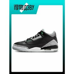 Кроссовки Jordan Air Jordan 3, размер EU 40 стопа (25CM), black