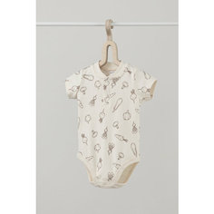 Боди crockid К 6528/осенний урожай на античном белом, размер 52/80