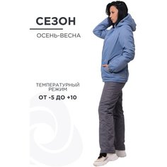 Комплект верхней одежды CosmoTex Костюм женский демисезонный CosmoTex, размер 50, голубой