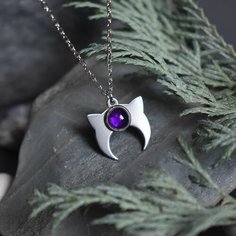 Подвеска Fin Crystal, фиолетовый