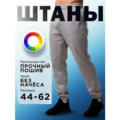 Брюки спортивные Премиум, размер 52-54, серый Am Me