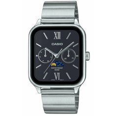 Наручные часы CASIO, черный, серебряный