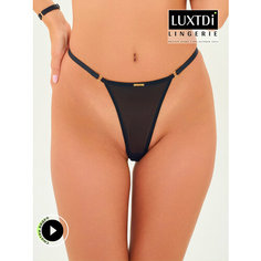 Трусы Luxtdilingerie Blak Shine, размер S, черный