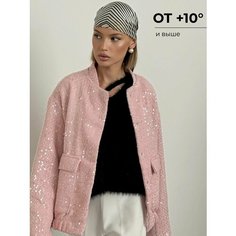 Бомбер EMBERENS, размер L-XL, розовый