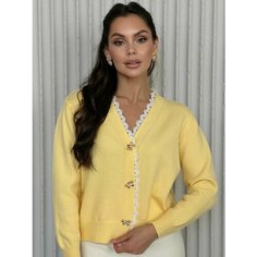 Кардиган EMBERENS, размер One Size, , желтый