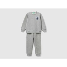 Костюм спортивный UNITED COLORS OF BENETTON, размер 82, серый