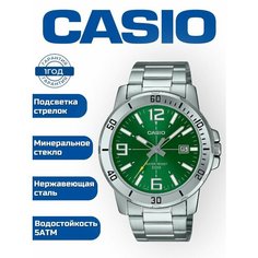 Наручные часы CASIO, зеленый