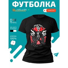 Футболка GoldenCate Король и Шут, размер XL, черный