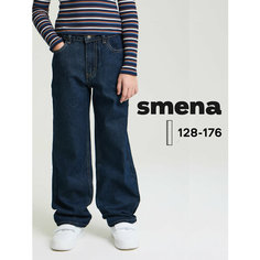 Джинсы SMENA Весна-Лето 2025, размер 128/64, cиний Смена