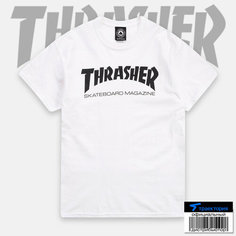 Футболка THRASHER, размер XL, white