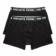 Трусы Private Persons, комплект из 2 шт., размер XL, черный