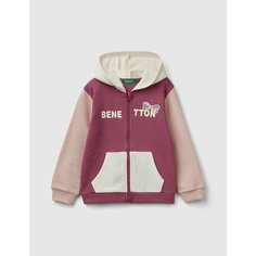 Толстовка UNITED COLORS OF BENETTON, размер 98, фиолетовый